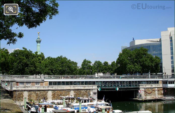 Colonne de Juillet Canal Saint-Martin