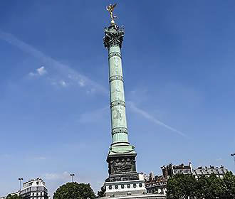 Colonne de Juillet inside Place de la Bastille