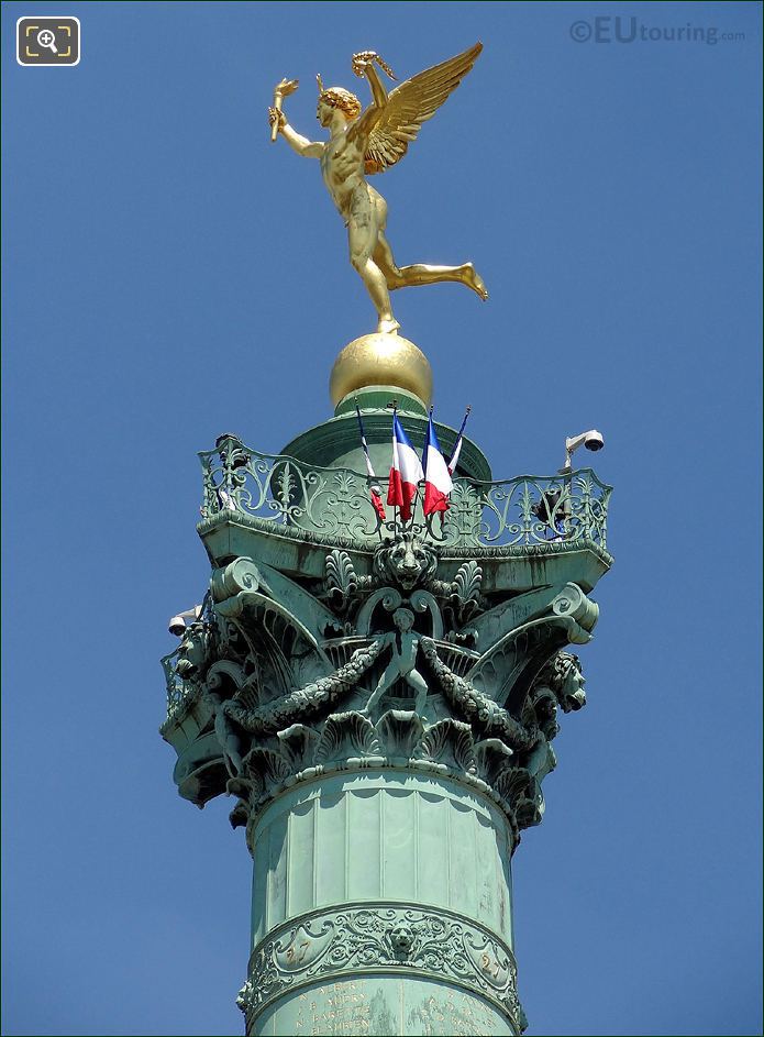 Genie de la Liberte statue