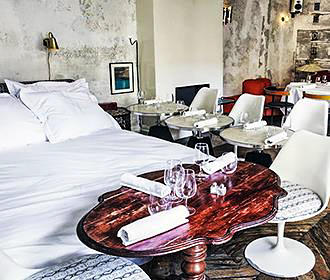 Derriere restaurant bed lounge