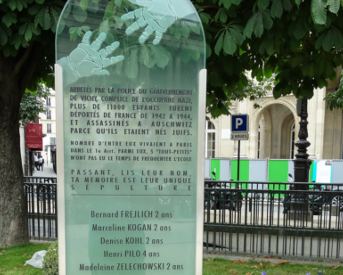 Images of Jewish Children's monument