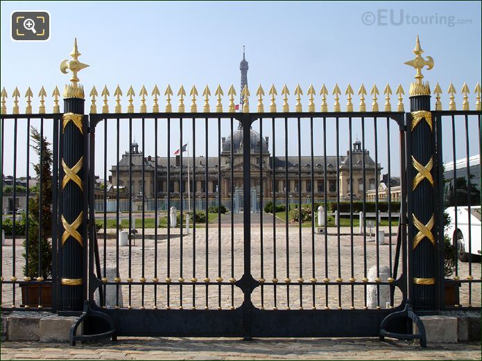 Ecole Militaire rear gates