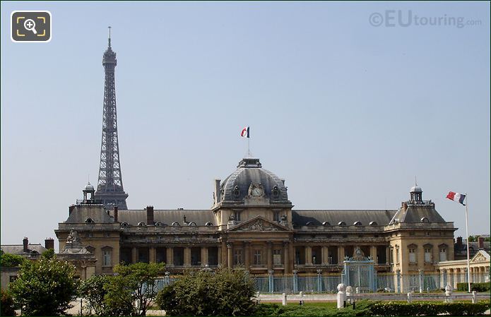 Ecole Militaire rear entrance