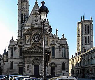 Eglise Saint Etienne Du Mont Catholic Church In Paris France