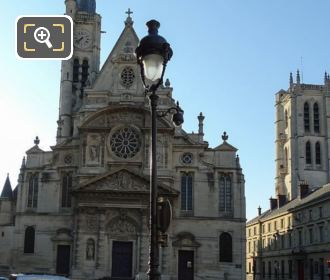 Eglise Saint-Etienne-du-Mont inside Place Sainte Genevieve