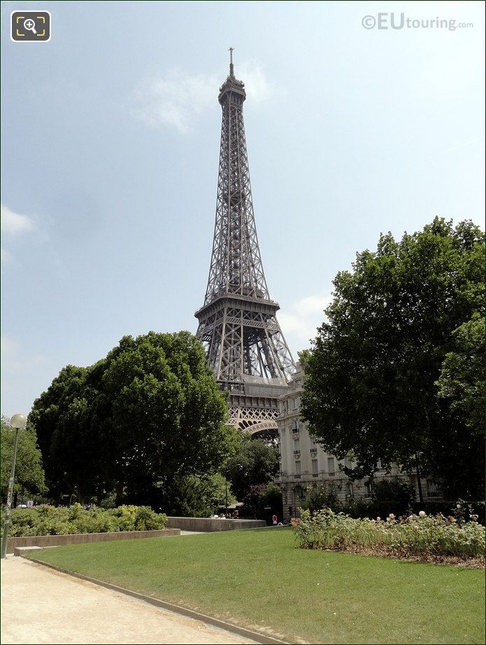 Eiffel Tower view from Promenade d'Australie