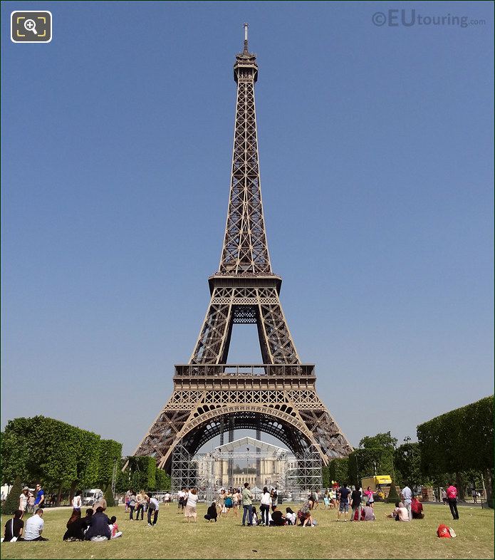 Eiffel Tower and the Champ de Mars