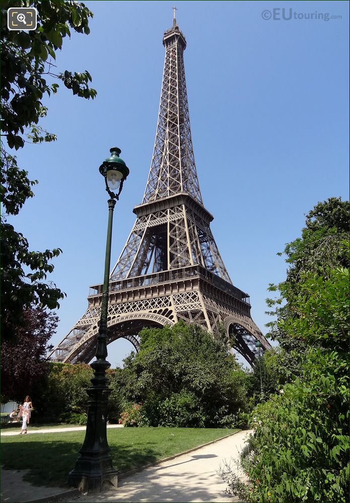 Eiffel Tower and Allee Maurice Baumont