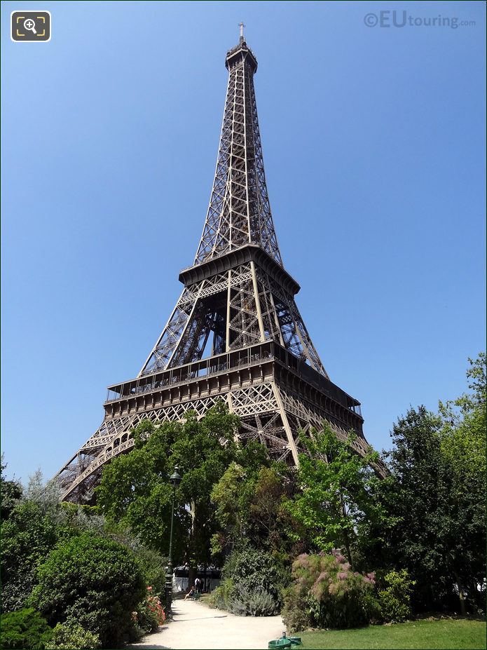 Eiffel Tower from Allee Maurice Baumont