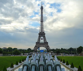The Eiffel Tower in Paris France