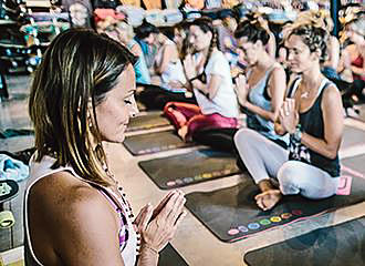 Yoga class at Elephant Paname