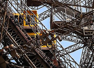 Eiffel Tower east pier elevators