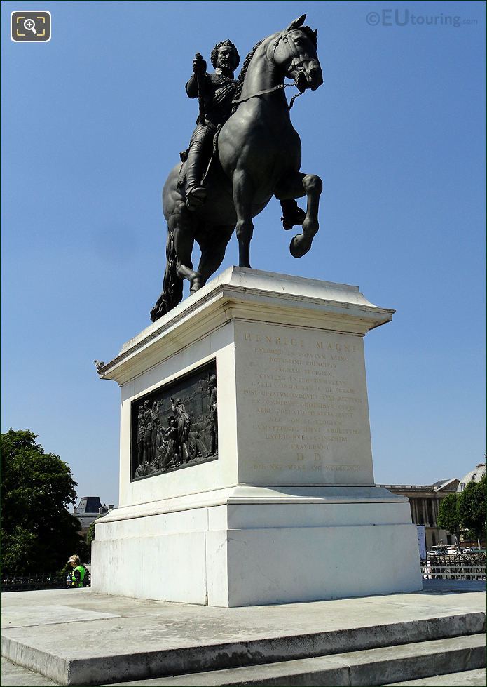 King Henri IV statue, Ile de la Cite, Paris