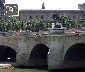 King Henri IV statue on the Pont Neuf