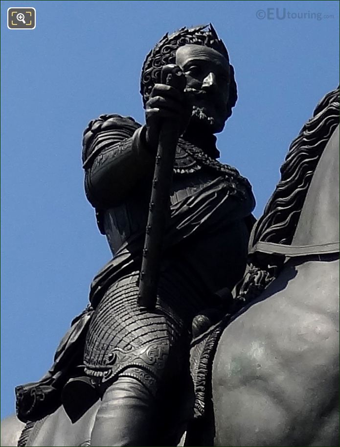 King Henri IV in his armour