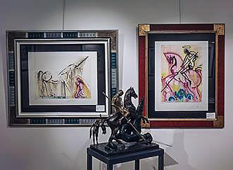 Dalinean Horses at Espace Dali Museum