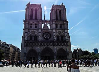 Bell towers of Notre Dame Cathedral