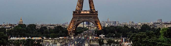 Eiffel Tower and Champ de Mars