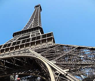 East leg of the Eiffel Tower 
