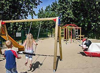 Camping des Dunes playground