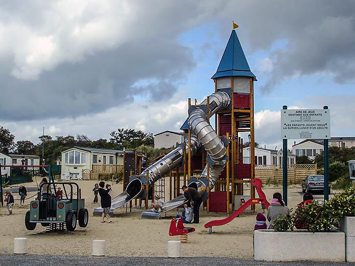 Childrens Playground At Camping Perroquet Campsite