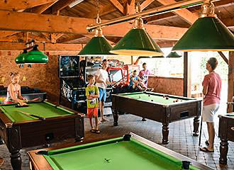 Camping la Guyonniere games room