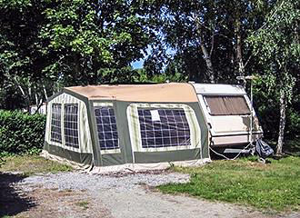 Camping la Pindiere caravan pitches