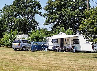 Camping le Fief Angibaud caravan pitches