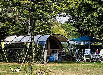 La Garangeoire Campsite tent pitches