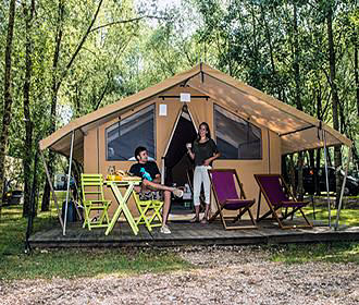 Camping les Saules tent rental