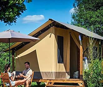 Le Bois Fleuri Campsite tent rental