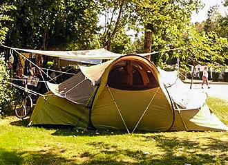 Le Jardin Botanique Campsite tent pitches