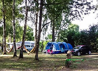 Camping les Sables tent pitches