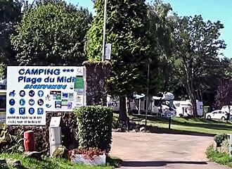 Camping Plage du Midi entrance