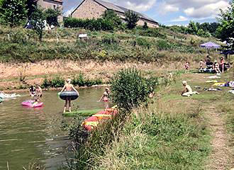 La Foret du Morvan Campsite swimming