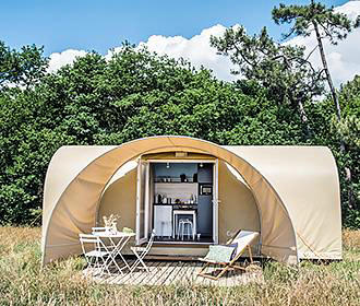 Camping la Marjorie tents