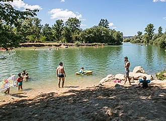 Camping le Moulin beach