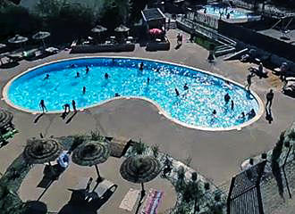 Camping Trelachaume swimming pool
