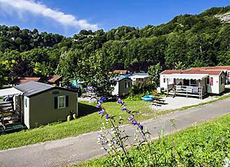 Domaine de Chalain Campsite mobile homes