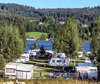 Camping Municipal de Saint-Point-Lac pitches