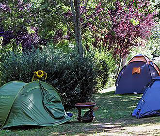 Camping de Cognac tent pitches