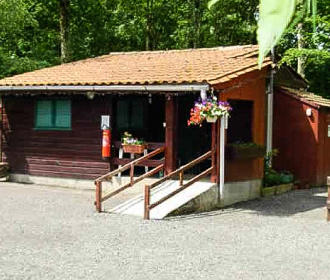 Camping Le Paradis office and reception