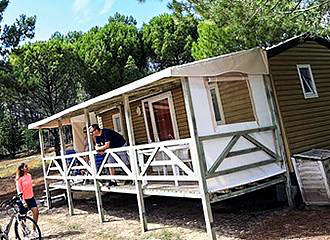 Camping Le Coiroux 2 bed mobile home