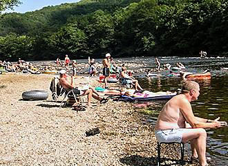 Camping le Vaurette beach