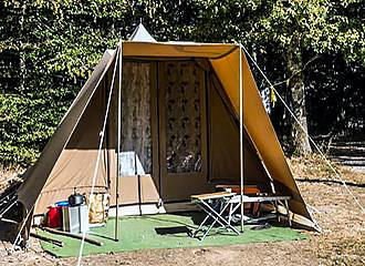 Creuse Nature Campsite tent pitches