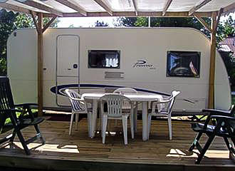 Camping Deneuvre caravan rental