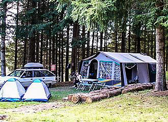 Camping La Chanterelle tent pitches