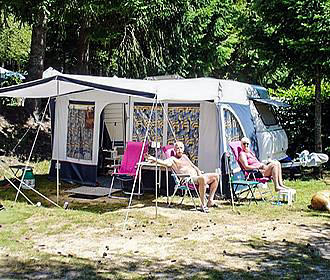 Camping La Chanterelle caravan pitches