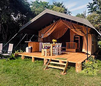 Camping La Chassagne tent rental