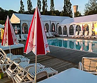 Camping Libertin la Roseraie swimming pool